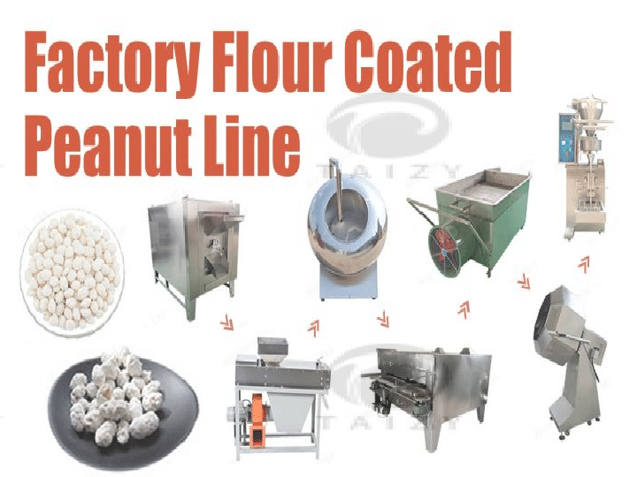 Coated peanut processing equipment